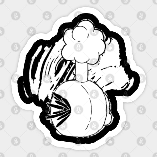 Plumbus White Ink Sticker by ThreadChef